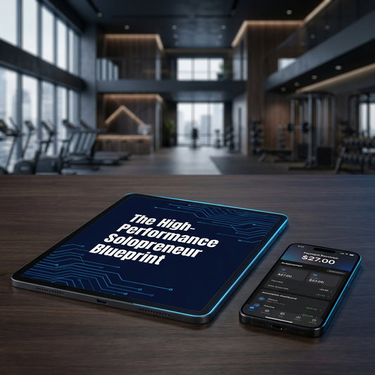 THE HIGH-PERFORMANCE SOLOPRENEUR BLUEPRINT HOMBRES +35 + 3 BONOS DE REGALO